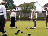 Centenary match in period dress